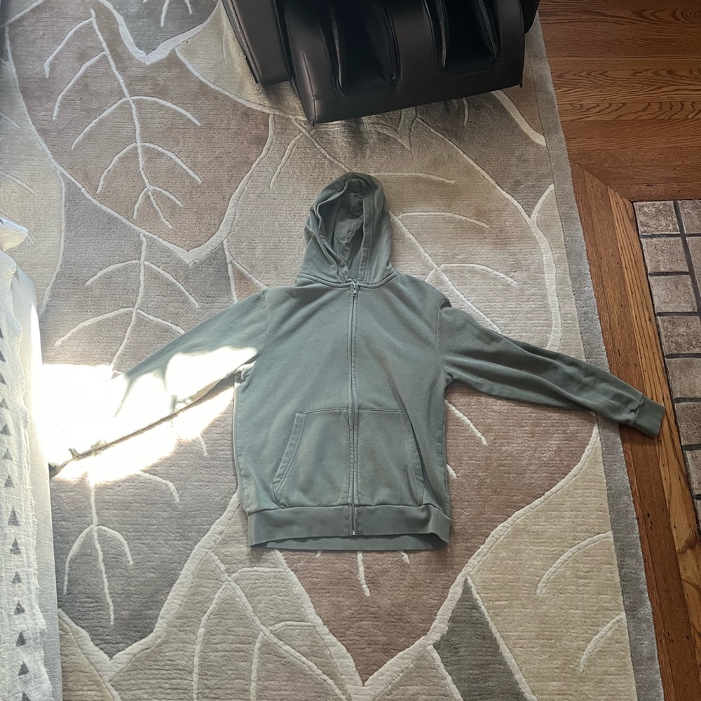 Dark green H&M zip up